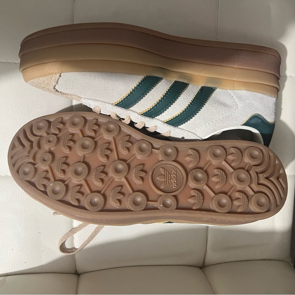 Adidas Originals Gazelle Bold Cream/ Green - Picture 4 of 6
